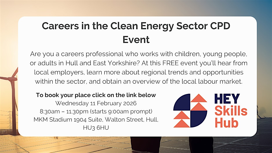 Careers in the Clean Energy Sector CPD Event